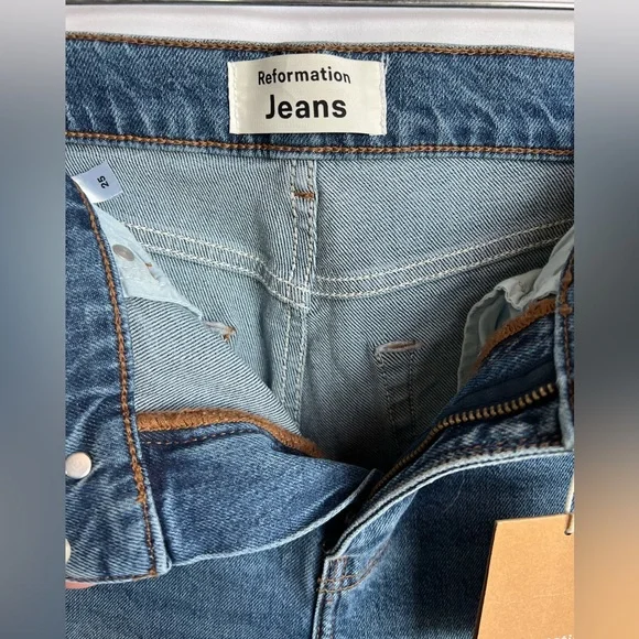 NWT Reformation High & Skinny Jeans Size 25 - Picture 5 of 6